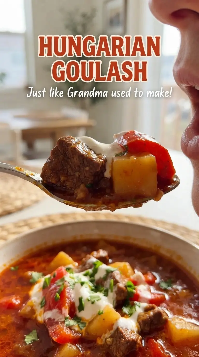 Hungarian Goulash paprika-rich beef stew